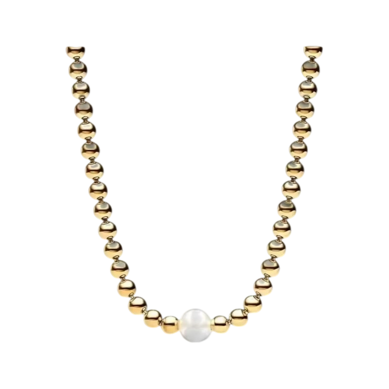 Nowy srebrny zamek S925 z perł – Pearl Trim Chain recenzja i cena