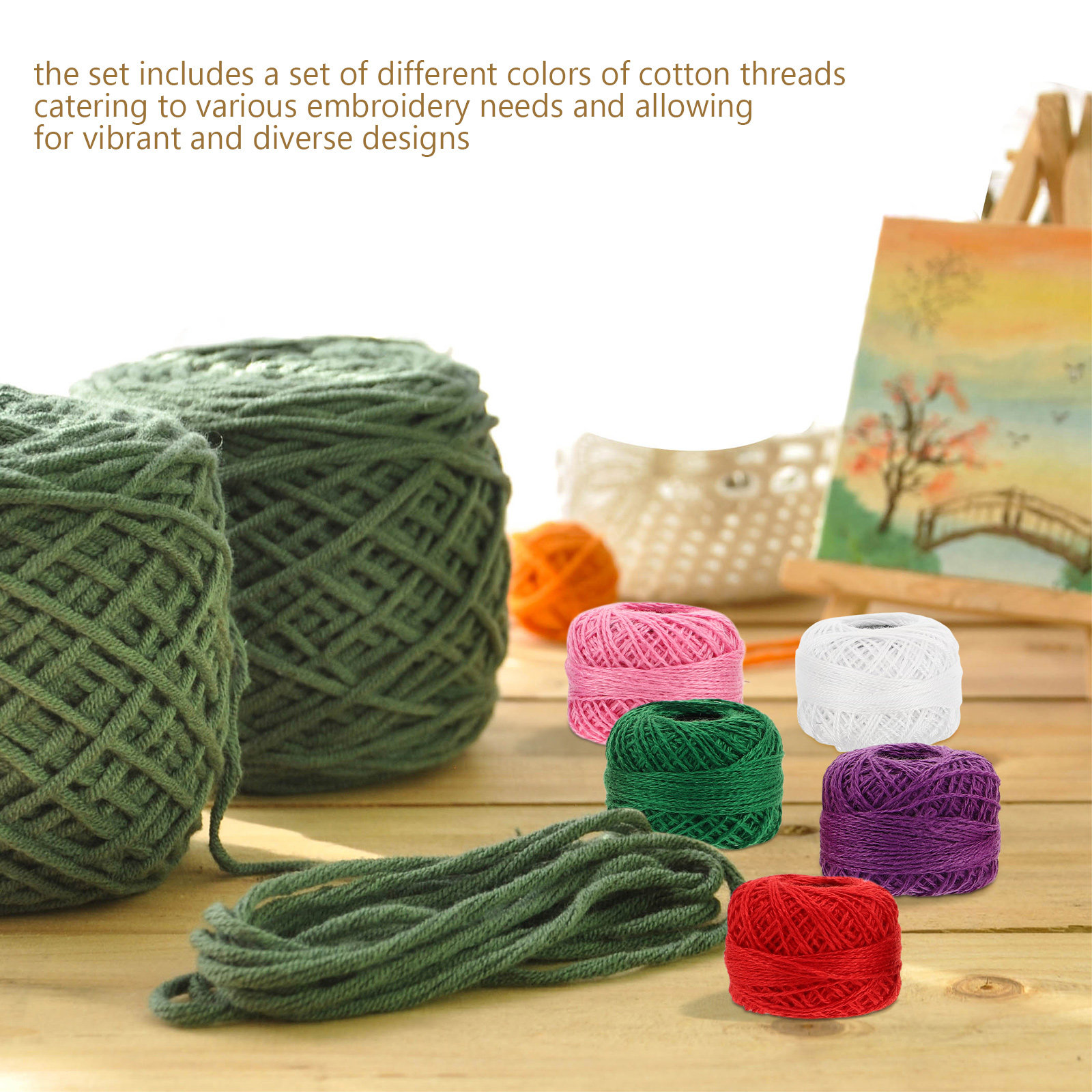 Zestaw 12 sztuk bawełnianych n – Embroidery Craft recenzja i cena