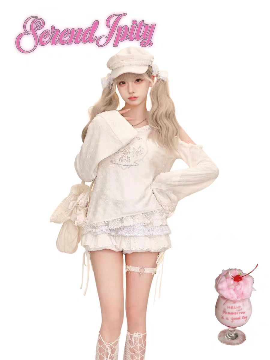 Słodki, w stylu kawaii, zestaw – Elastic Lace Trim recenzja i cena
